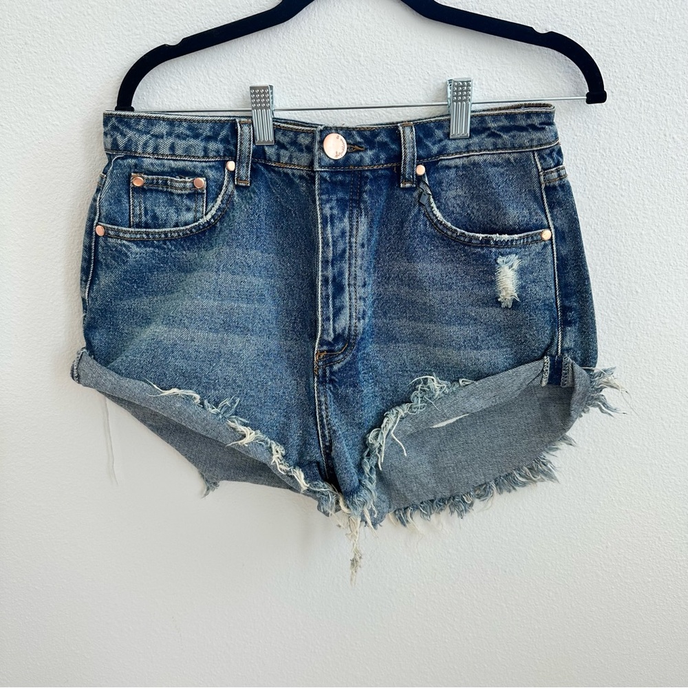Style house by maxie.j Blue denim shorts